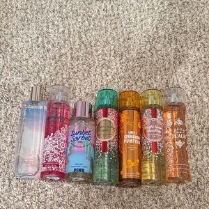 Bath & Body Works Body Wash Collection - Pink, Blue, Orange